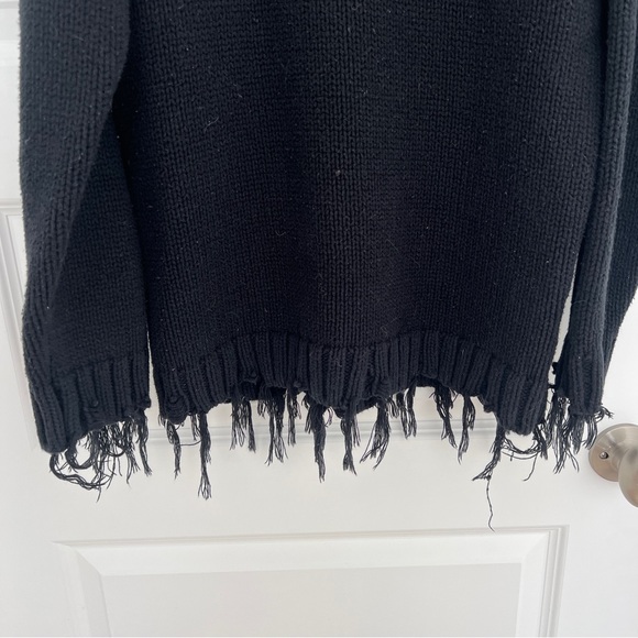 Perverze Crash Tube Turtle Turtleneck Knit Sweater Black Mini dress - Picture 7 of 15